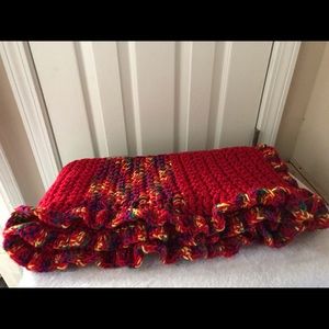 Crocheted blanket